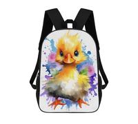 sinyumoney Baby Duck Cute Sacs À Dos Pour Enfants, Cartables Imprimés En 3D, Sacs À Dos Pour Élèves Du Primaire Et Du Collège, Garçons Et Filles 17inch