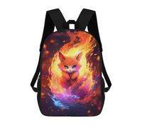 sinyumoney Baby Kurama Nine Tail Fox Sac À Dos Imprimé En 3D, Sac D'école Décontracté Et Tendance Pour Enfants, Sac D'école Pour Garçons, Collégiens 17inch
