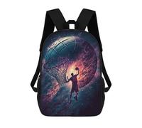 sinyumoney Basketball Sport Sac À Dos Scolaire Pour Filles Et Garçons, Sac À Dos Avec Poche, Sac À Dos Tendance Pour Enfants 17inch
