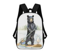 sinyumoney Beach Bandits Sac À Dos Enfant Fille 3D, Sac D'école, Sac À Dos Pour Tout-petits, Sac À Dos Décontracté, Sac À Livres Tendance 17inch