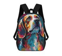 sinyumoney Beagle Style 4 Sac À Dos Scolaire Pour Enfants Imprimé En 3D, Idéal Pour Les Voyages Et Les Lectures, Pour Les Garçons Et Les Élèves Du Primaire 17inch