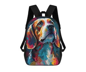 sinyumoney Beagle Style 4 Sac À Dos Scolaire Pour Enfants Imprimé En 3D, Idéal Pour Les Voyages Et Les Lectures, Pour Les Garçons Et Les Élèves Du Primaire 17inch