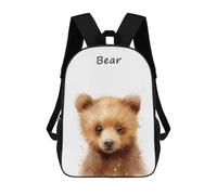 sinyumoney Bear Baby Sacs À Dos Scolaires Pour Enfants, Sac D'école Imprimé En 3D Pour Garçons, Élèves Du Primaire Et Du Collège 17inch