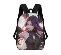 sinyumoney Beautiful Angel Anime Sac À Dos Pour Garçons Et Adolescents, Sacs À Dos Pour Filles, Sacs À Dos Pour Tout-petits, Sacs À Livres Pour L'école Primaire Et Le Collège 17inch