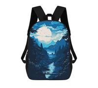 sinyumoney Beautiful Night View Sacs À Dos 17 Pouces Pour Enfants, Sacs D'école Imprimés En 3D Pour Élèves Du Primaire Et Du Collège, Garçons Et Filles