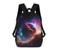 sinyumoney Beautiful Sky in Space Sac À Dos Scolaire Pour Filles Et Garçons Avec Poche, Sac À Dos Tendance Pour Enfants 17inch