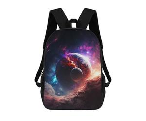 sinyumoney Beautiful Sky in Space Sac À Dos Scolaire Pour Filles Et Garçons Avec Poche, Sac À Dos Tendance Pour Enfants 17inch