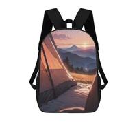 sinyumoney Beautiful Sunset Sacs À Dos Imprimés En 3D 17inch Sac À Dos Scolaire Pour Enfants, Sac À Dos Décontracté Pour La Journée, Sac De Voyage Décontracté Pour Les Élèves Du Collège
