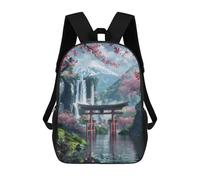 sinyumoney Beautiful View in The Lake Sac À Dos Imprimé En 3D Pour Garçons, Sac D'école Grande Capacité, Sac De Voyage, Sac À Livres, Sac D'école Pour Garçons, Mochila 17inch