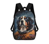sinyumoney Bernese Mountain Astronaut Sac À Dos Pour Garçons Et Adolescents, Sacs À Dos Pour Filles, Sacs À Dos Pour Tout-petits, Sacs À Livres Pour L'école Primaire Et Le Collège 17inch