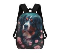 sinyumoney Bernese Mountain Dog Fable Sac À Dos, Cartable Imprimé En 3D, Sac À Goûter, Sac À Dos De Voyage, Sac À Dos Entre Amis, Sac À Dos Scolaire Pour Filles Et Garçons 17inch