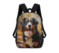 sinyumoney Bernese Mountain Dog Sac À Dos Scolaire Pour Adolescents, Imprimé En 3D, Ajustable, À Poches Tendance, Pour Enfants, Garçons, Filles, Étudiants Et Adolescents 17inch
