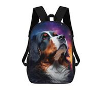 sinyumoney Bernese Mountain Galaxy Do Sac À Dos Scolaire Pour Enfants Imprimé En 3D, Idéal Pour Les Voyages Et Les Lectures, Pour Les Garçons Et Les Élèves Du Primaire 17inch