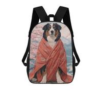 sinyumoney Bernese Mountain Geisha Sac À Dos Imperméable Pour L'école, Sac À Dos Professionnel Pour Garçons/filles/adolescents 17inch