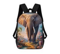 sinyumoney Beyond The Elephant Sac À Dos Enfant, Cartable Imprimé En 3D Pour Garçons Et Adolescents 17inch