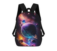 sinyumoney Beyond The Horizon Galaxie Sac À Dos Scolaire Pour Enfants, Sac D'école Imprimé En 3D, Sac D'école Tendance Pour Garçons, Élèves Du Primaire Et Du Collège 17inch