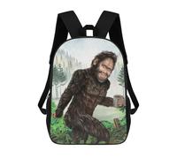 sinyumoney Bigfoot Brew Sacs À Dos Scolaires Pour Enfants, Sac D'école Imprimé En 3D Pour Garçons, Élèves Du Primaire Et Du Collège 17inch