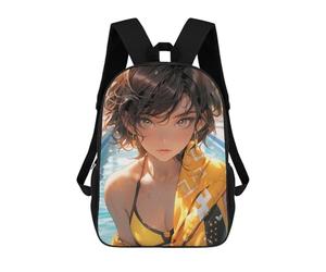 sinyumoney Bikini Tattoo Anime Sacs À Dos Décontractés Pour Enfants, Sacs D'école Pour Adolescents, Filles Et Garçons, Sacs À Dos Pour Livres 17inch
