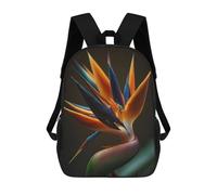 sinyumoney Bird of Paradise Sacs À Dos Imprimés En 3D 17inch Sac À Dos Scolaire Pour Enfants, Sac À Dos Décontracté Pour La Journée, Sac De Voyage Décontracté Pour Les Élèves Du Collège