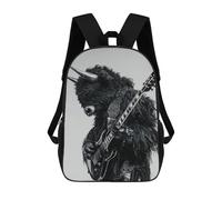 sinyumoney Bison Guitar Sacs À Dos Pour Enfants, Sac À Dos Scolaire Imprimé En 3D Pour Enfants, Sac À Dos De Voyage, Sac À Livres Pour Enfants 17inch Sac D'école