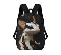 sinyumoney Black And Gold Creature Animal Sacs À Dos Scolaires Pour Enfants, Sac D'école Imprimé En 3D Pour Garçons, Élèves Du Primaire Et Du Collège 17inch