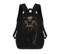 sinyumoney Black Panther Gold Dark Sacs À Dos Scolaires Pour Enfants, Sac D'école Imprimé En 3D Pour Garçons, Élèves Du Primaire Et Du Collège 17inch