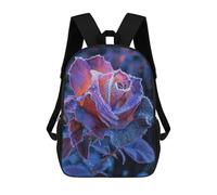 sinyumoney Black Rose Sacs À Dos Scolaires Pour Enfants, Sac D'école Tendance, Sac D'école Imprimé En 3D Pour Garçons, Élèves Du Primaire Et Du Collège 17inch