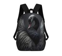 sinyumoney © Black Swan Wings by Wes And Dotty Weber Sac À Dos Scolaire Imprimé En 3D Pour Enfants, Sac À Dos De Voyage, Sac Tendance Et Décontracté Pour Écoliers 17inch