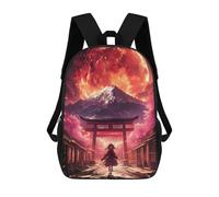 sinyumoney Bloodmoon Girl in Japan Sacs À Dos Imprimés En 3D Pour Enfants, Sacs D'école Tendance Pour Garçons, Sacs De Voyage, Sacs Scolaires Pour Élèves Du Primaire 17inch