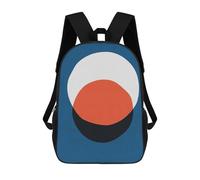 sinyumoney Blue And Red VII Sac À Dos Scolaire Enfant Tendance Et Décontracté, Sac À Dos Imprimé En 3D Pour Garçon, Grand Sac À Dos 17inch