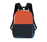 sinyumoney Blue And Red XI Sac À Dos Scolaire Imprimé En 3D, Sac À Dos Décontracté Pour Enfants, Sac D'école Imprimé En 3D Pour Garçons, Primaire Et Collège 17inch
