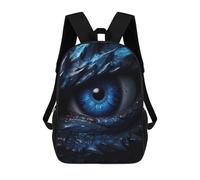 sinyumoney Blue Dragon Eye Sacs À Dos Décontractés Pour Enfants, Sacs D'école Pour Adolescents, Filles Et Garçons, Sacs À Dos Pour Livres 17inch