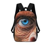 sinyumoney Blue Eyed Monkey Charm Sacs À Dos Décontractés Pour Enfants, Sacs D'école Pour Adolescents, Filles Et Garçons, Sacs À Dos Pour Livres 17inch