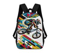 sinyumoney BMX Wpap Colorful Pop Art Sac À Dos, Cartable Imprimé En 3D, Sac À Goûter, Sac À Dos De Voyage, Sac À Dos Entre Amis, Sac À Dos Scolaire Pour Filles Et Garçons 17inch