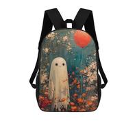 sinyumoney Boho Ghost with Balloon Sac À Dos Scolaire Imprimé En 3D Pour Garçons Et Filles, Sac À Dos Pour Ordinateur Portable Pour Enfants/étudiants/adultes 17inch