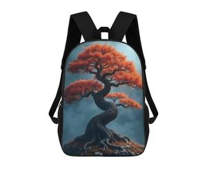 sinyumoney Bonsai Tree Sacs À Dos Scolaires Pour Enfants, Sac D'école Imprimé En 3D Pour Garçons, Élèves Du Primaire Et Du Collège 17inch