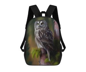sinyumoney Boreal Owl Sacs À Dos Pour Enfants, Cartables Imprimés En 3D, Sacs À Dos Pour Élèves Du Primaire Et Du Collège (garçons Et Filles) 17inch