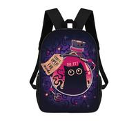 sinyumoney Bottled Menace 17inch Sac À Dos Scolaire Imprimé En 3D Pour Enfants, Style Décontracté Et Tendance, Idéal Pour Les Voyages Et Les Études.