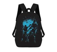 sinyumoney Boxing Match Retro Sac À Dos Imprimé En 3D Pour Enfants, Sac D'école Grande Capacité, Sac De Voyage, Sac À Livres, Sac À Dos Scolaire Pour Enfants 17inch