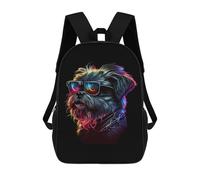 sinyumoney Brussels Griffon Sac À Dos Scolaire Pour Enfants, Sac D'école Imprimé En 3D, Sac D'école Tendance Pour Garçons, Élèves Du Primaire Et Du Collège 17inch