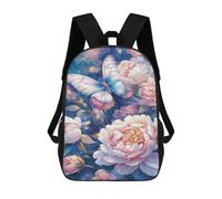 sinyumoney Butterfly Garden Fantasy Sacs À Dos 17 Pouces Pour Enfants, Sacs D'école Imprimés En 3D Pour Élèves Du Primaire Et Du Collège, Garçons Et Filles