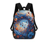 sinyumoney Butterfly Garden Fantasy Sacs À Dos Pour Enfants, Sac À Dos Scolaire Imprimé En 3D Pour Enfants, Sac À Dos De Voyage, Sac À Livres Pour Enfants 17inch Sac D'école