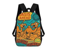 sinyumoney Camels Desert Oasis Sacs À Dos Pour Enfants, Cartables, Sacs À Dos Scolaires Imprimés En 3D, Sacs À Dos De Voyage Tendance Pour Enfants (primaire, Collège) 17inch