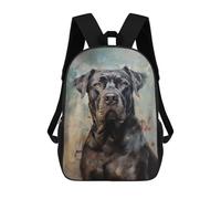 sinyumoney Cane Corso Dog Sac À Dos Scolaire Pour Filles Et Garçons, Avec Poche, Sac À Dos Tendance Pour Enfants 17inch