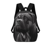 sinyumoney Cane Corso Portrait Sac À Dos Scolaire Enfant Tendance Et Décontracté, Sac À Dos Imprimé En 3D Pour Garçon, Grand Sac À Dos 17inch