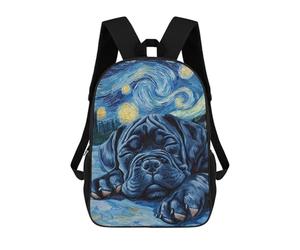 sinyumoney Cane Corso Puppy Sleeping 17inch Sacs À Dos Scolaires Imprimés En 3D - Sacs À Dos Tendance Pour Garçons Du Primaire Et Du Collège