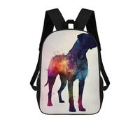 sinyumoney Cane Corso Silhouette Sacs À Dos Pour Enfants, Sac À Dos Scolaire, Sac À Dos Imprimé En 3D Pour Enfants, Sac À Dos De Voyage, Sac À Livres, Sac D'école Pour Enfants 17inch
