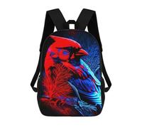sinyumoney Cardinal Sac À Dos Scolaire Imprimé En 3D, Sac À Dos Décontracté Pour Enfants, Sac D'école Imprimé En 3D Pour Garçons, Primaire Et Collège 17inch
