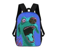 sinyumoney Cartoon Dog with Open Mouth Sac À Dos Avec Poche, Sacs À Dos Imprimés En 3D, Sacs De Voyage, Sacs À Livres, Sacs D'école Pour Enfants 17inch