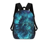 sinyumoney Castle in Moonlight Sacs À Dos Pour Enfants, Cartables Imprimés En 3D, Sacs À Dos Pour Élèves Du Primaire Et Du Collège (garçons Et Filles) 17inch